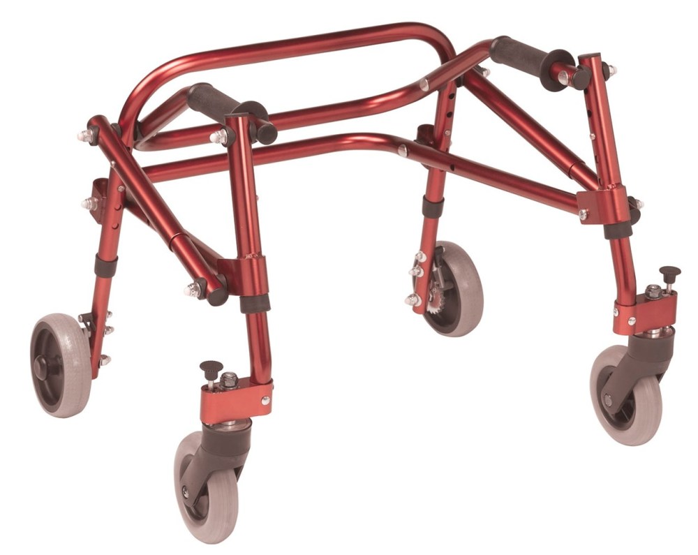 Drive Nimbo Posterior Walker- Extra Small- Red