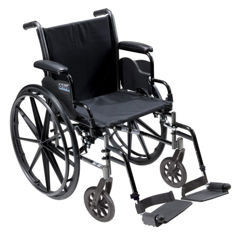 Cruiser III Light Weight Wheelchair with Various Flip Back Arm Styles