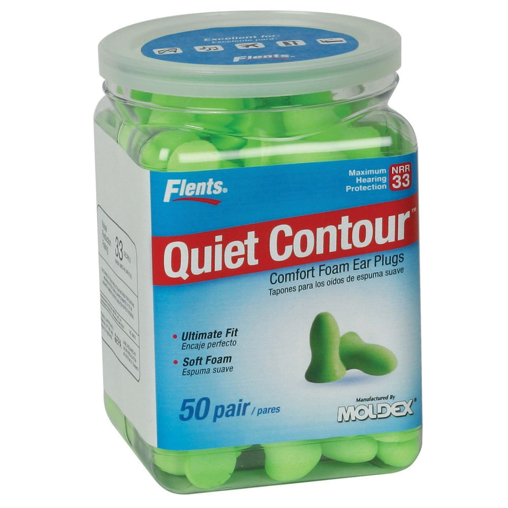Flents Quiet Contour Comfort Foam Ear Plugs- 50 Pair