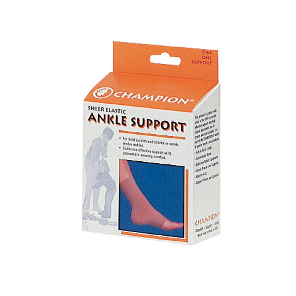 Ankle Support, Size X-Large Sheer