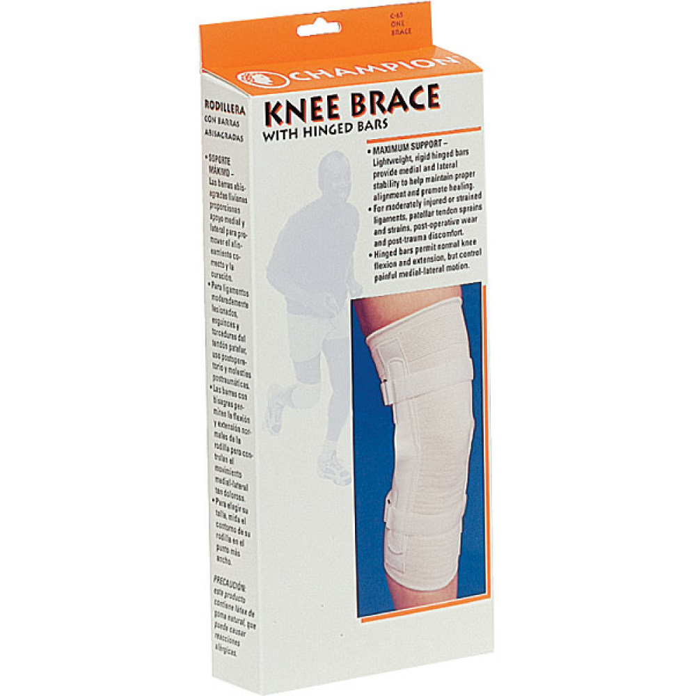 Knee Brace, Size X-Large - Hinged Bars