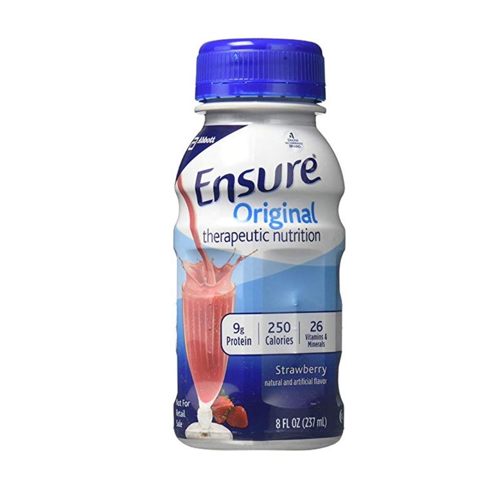 Ensure Immune Health- Strawberry 8-oz Bottles- 24-Case