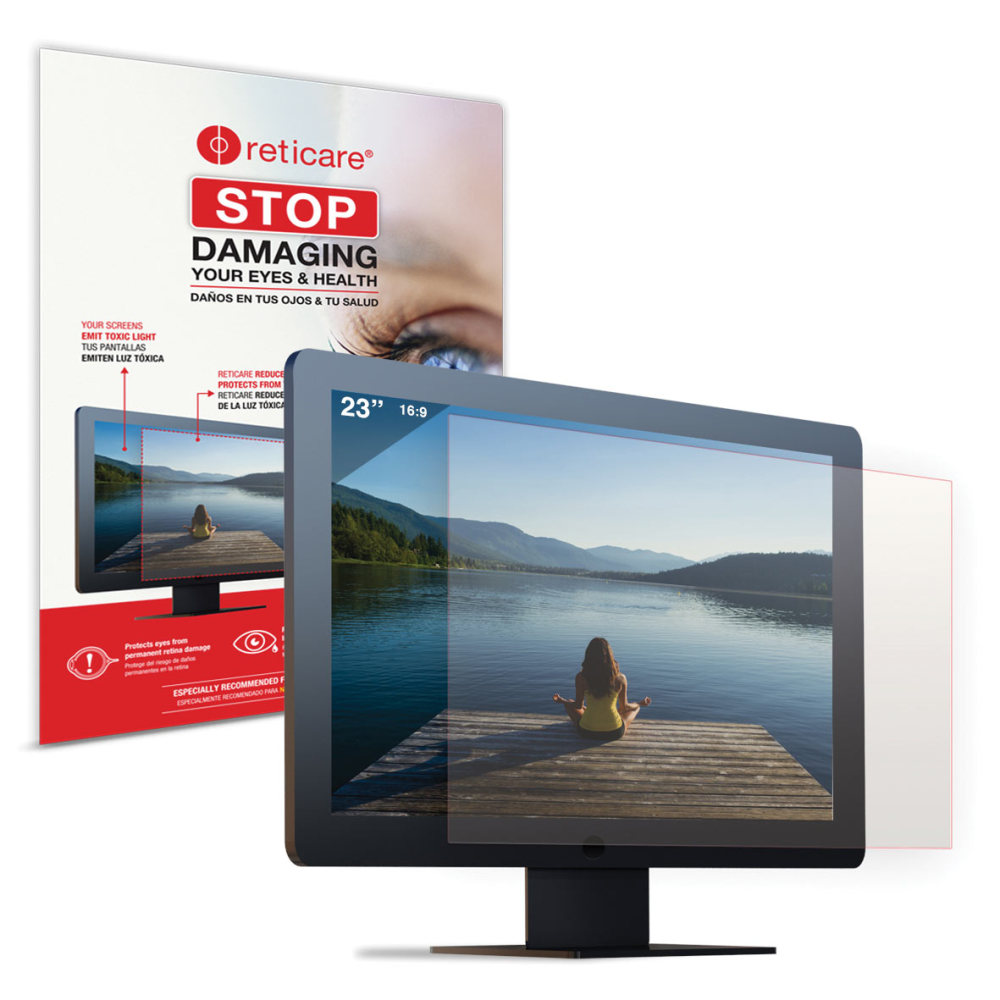Reticare Universal 23-inch Monitor Eye+Screen Blue Light Protector
