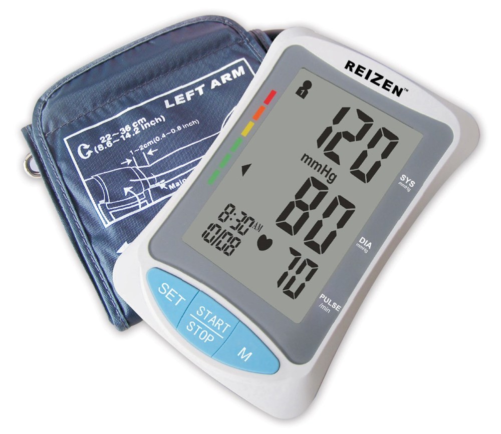 Talking Arm-Type Blood Pressure Monitor- English+Spanish