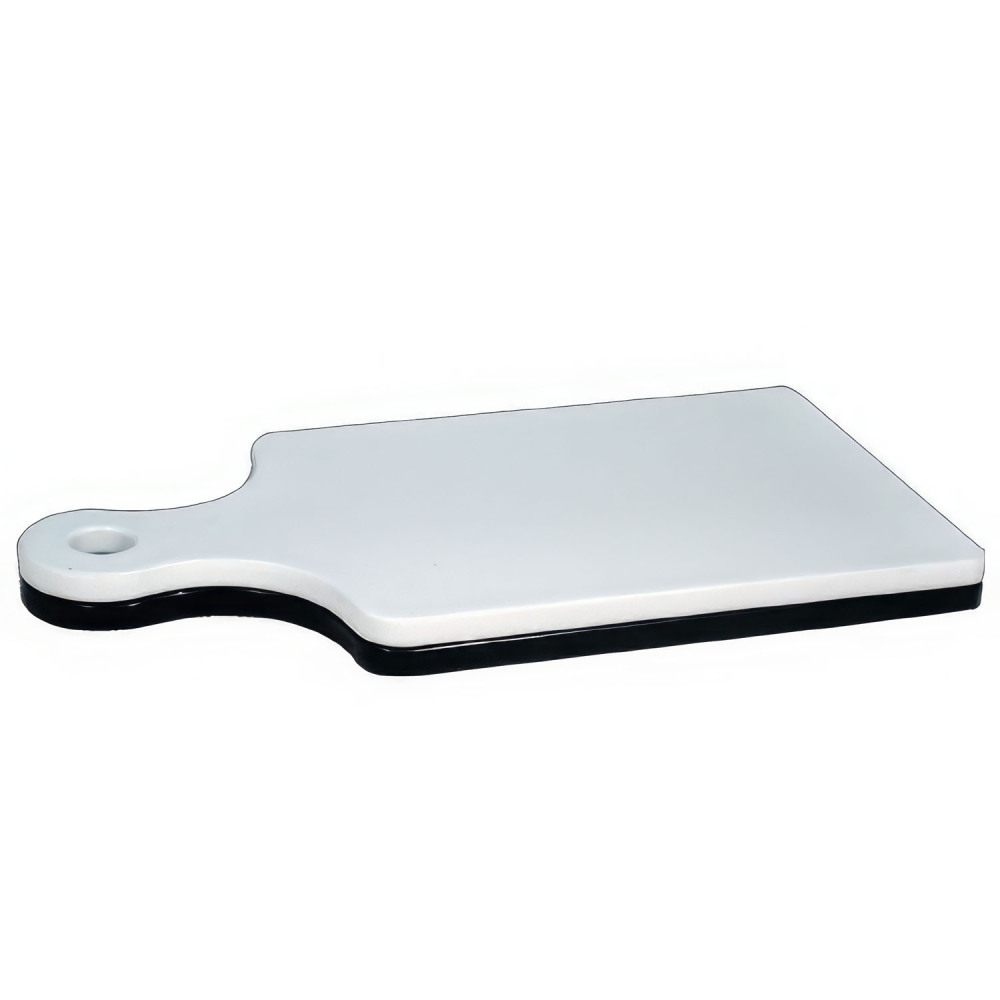 Reizen Low Vision Black and White Paddle Cutting Board