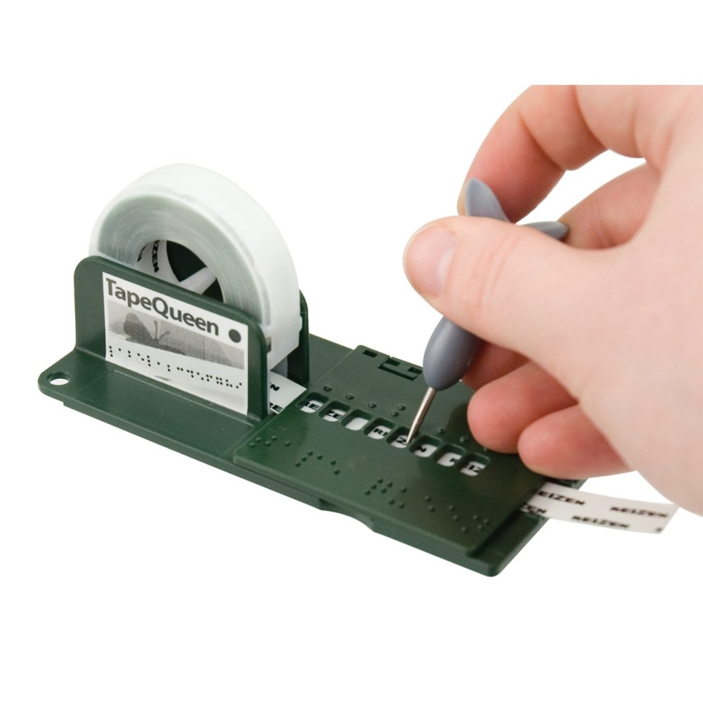 TapeQueen Ready-to-Go Braille Slate- Tape- Stylus