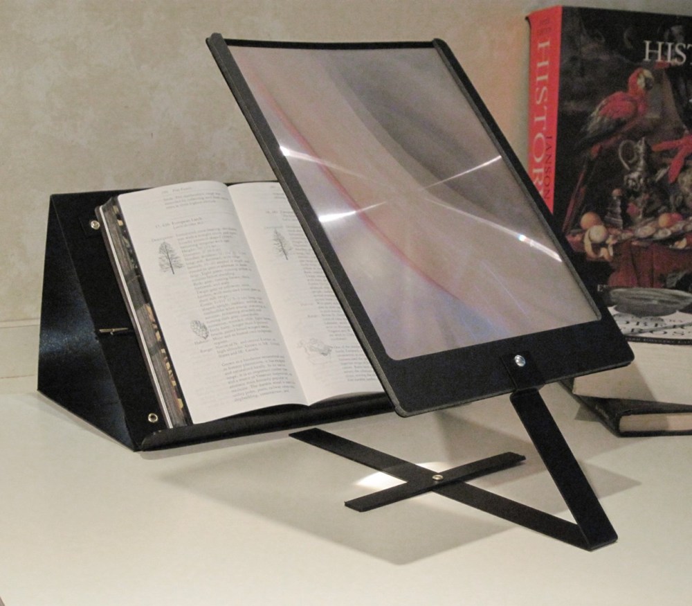 Prop It Bookrest and Copyholder with 2x Page Magnifier