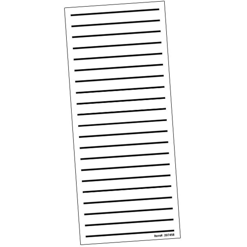 Bold Line Low Vision Shopping List- Pad of 100