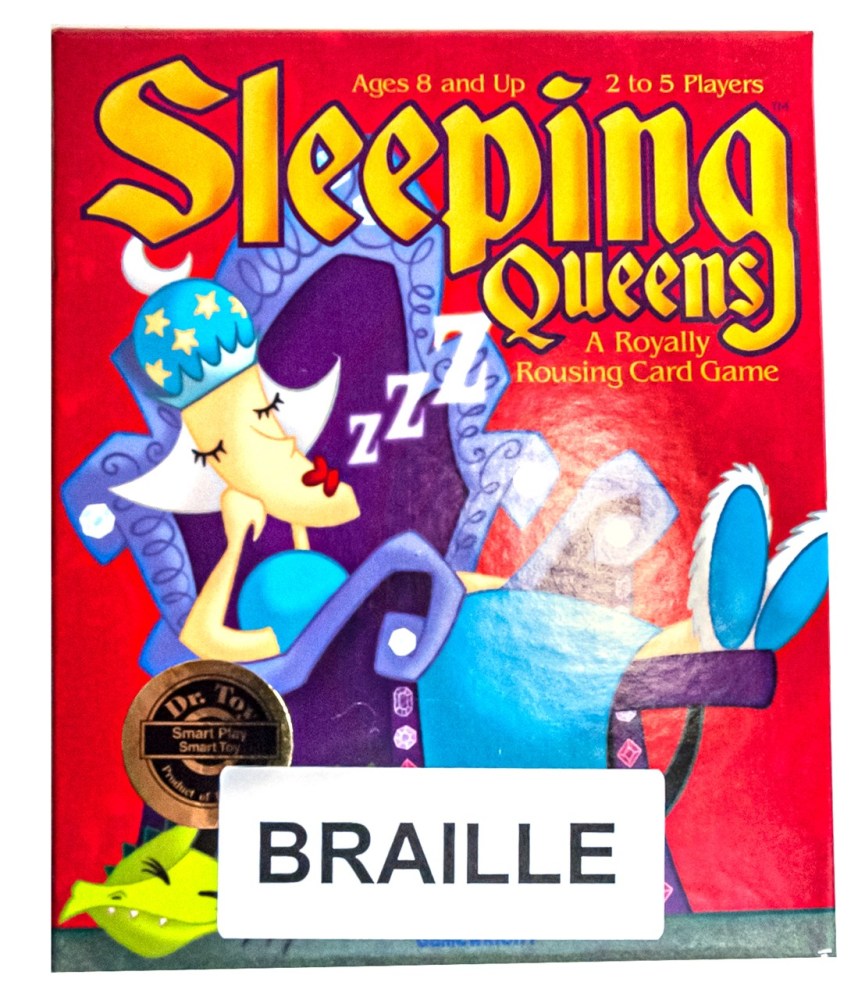 Sleeping Queens Card Game - Braille Modified