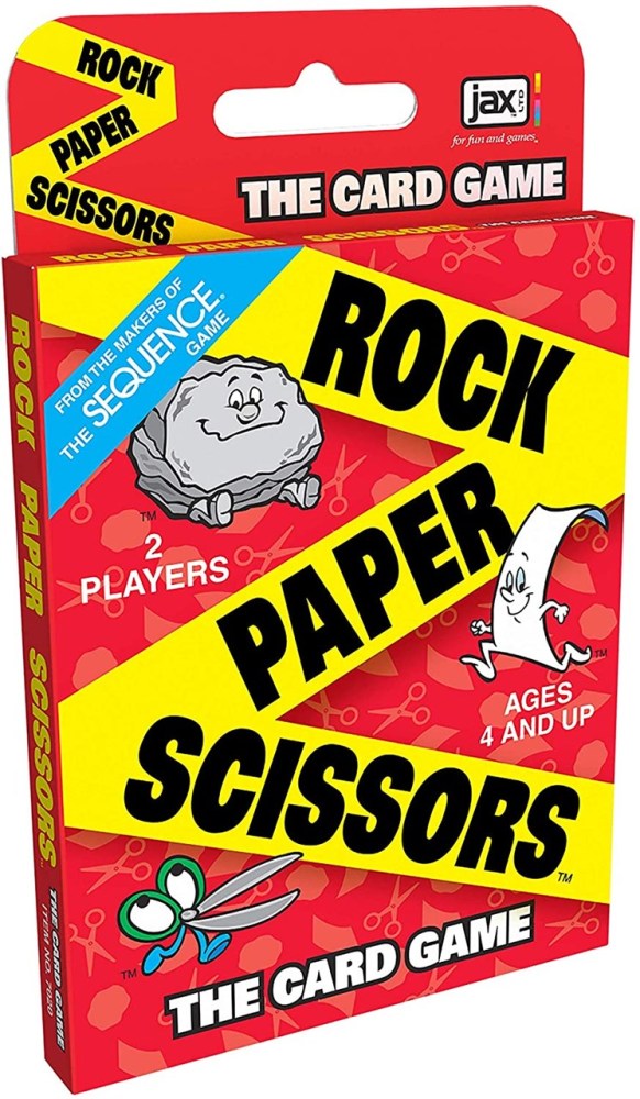 Rock Paper Scissors Fun Braille Card Game