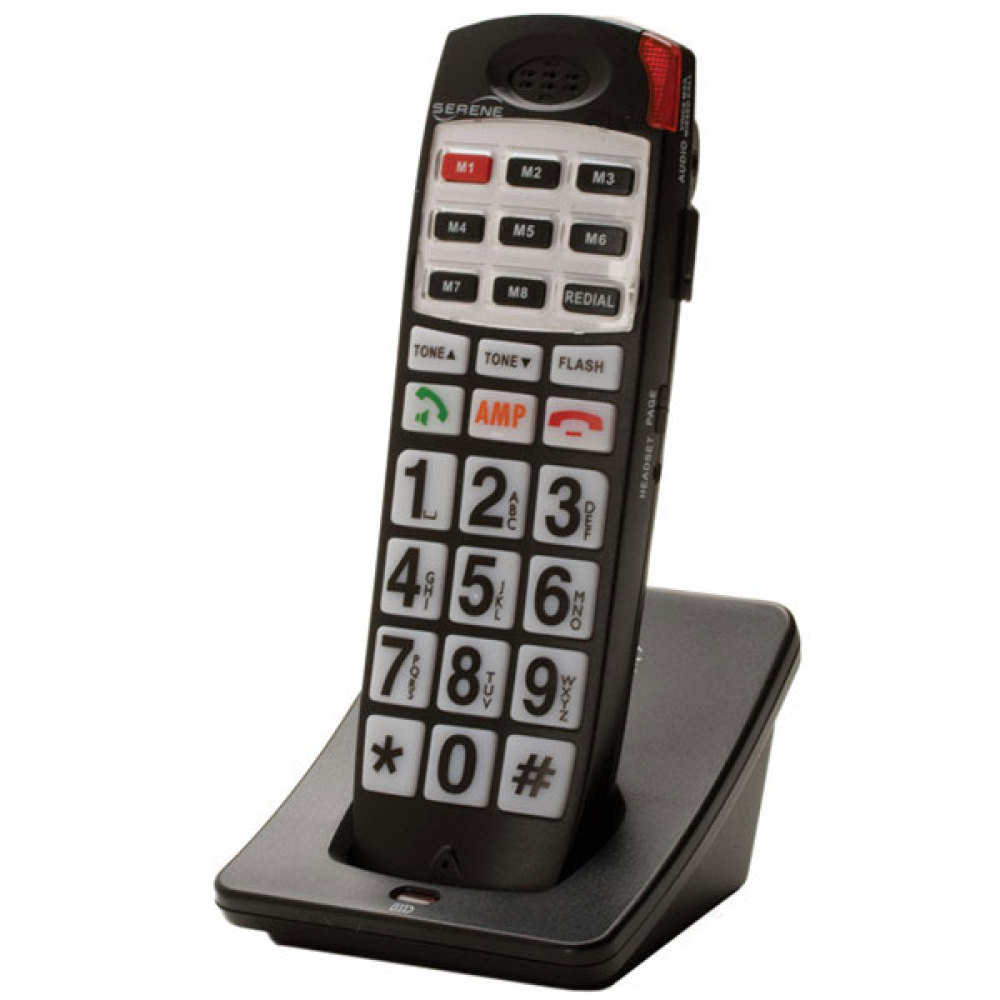 Serene 40dB Amplified Cordless Phone- Handset Only