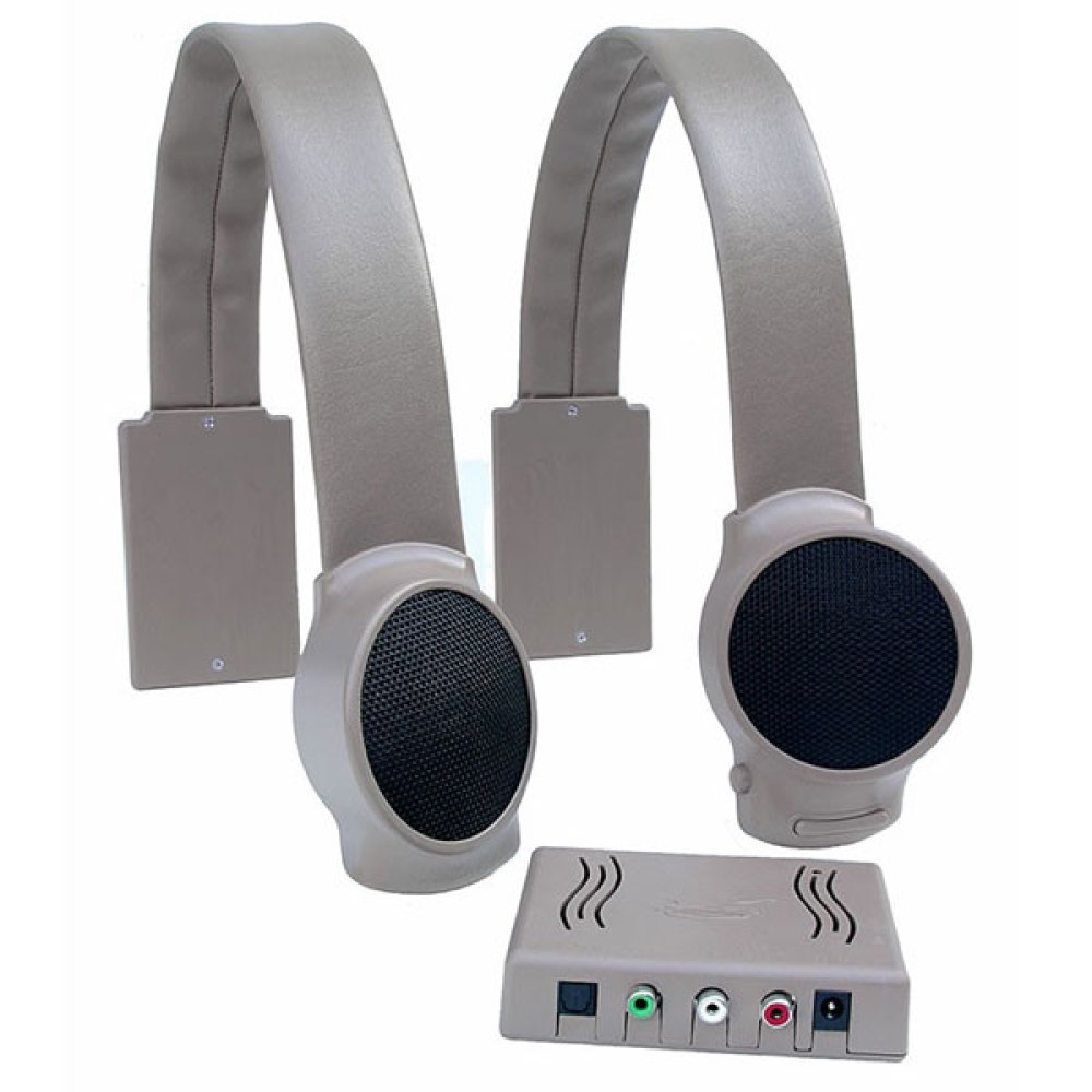 Wireless TV Listening Speakers- Gray
