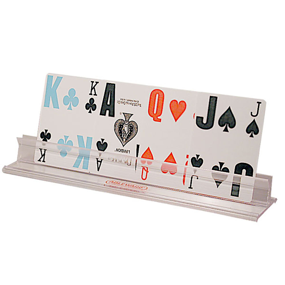Plastic Playing Card Holders 10 inches Long