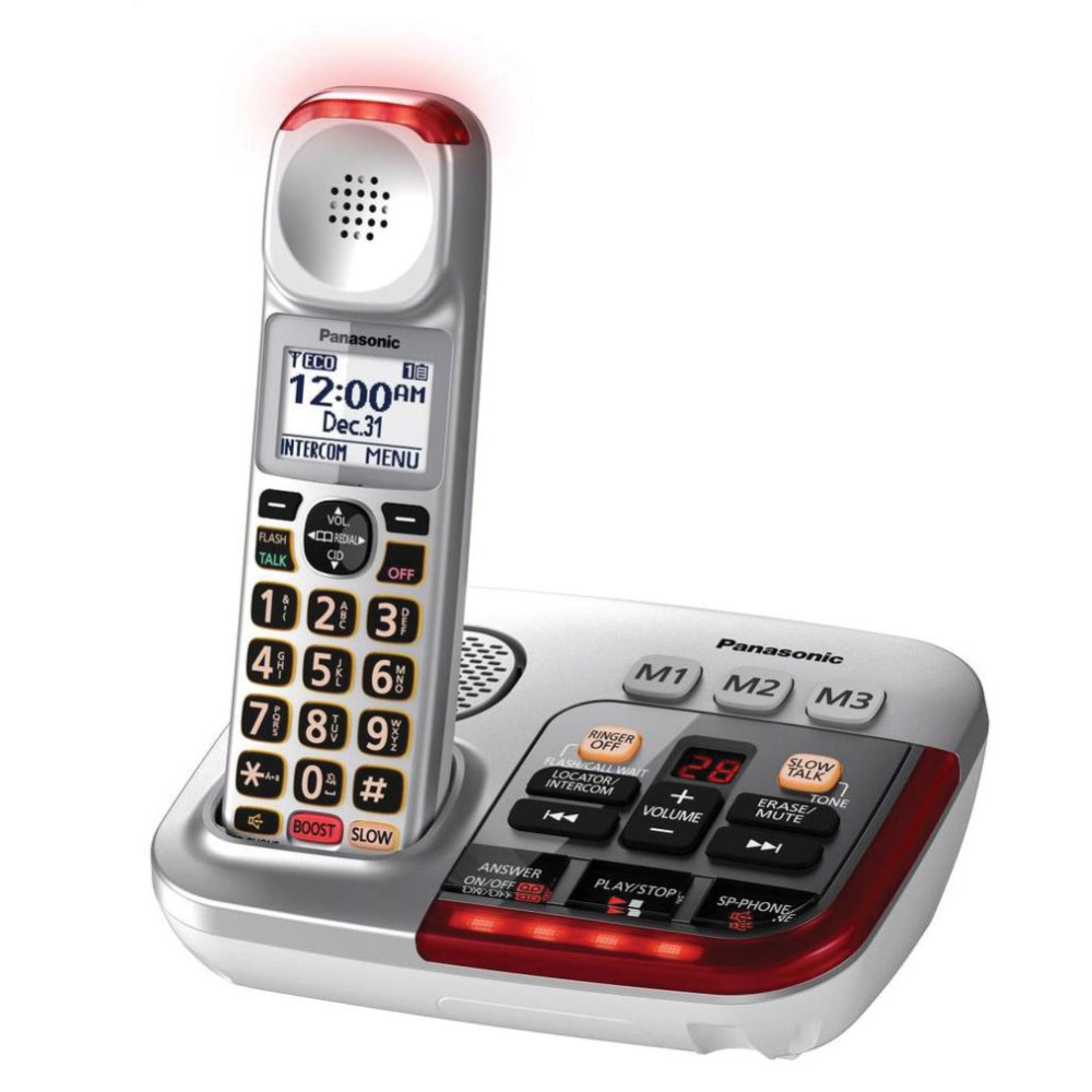 Panasonic KX-TGM450S Amplified Cordless Phone with Answering Machine