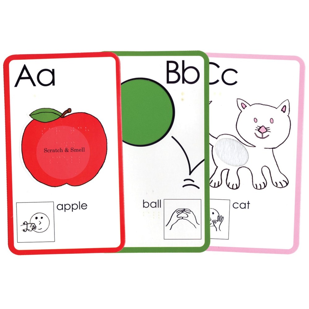 SENSEsational Alphabet Touch-Feel Picture Cards