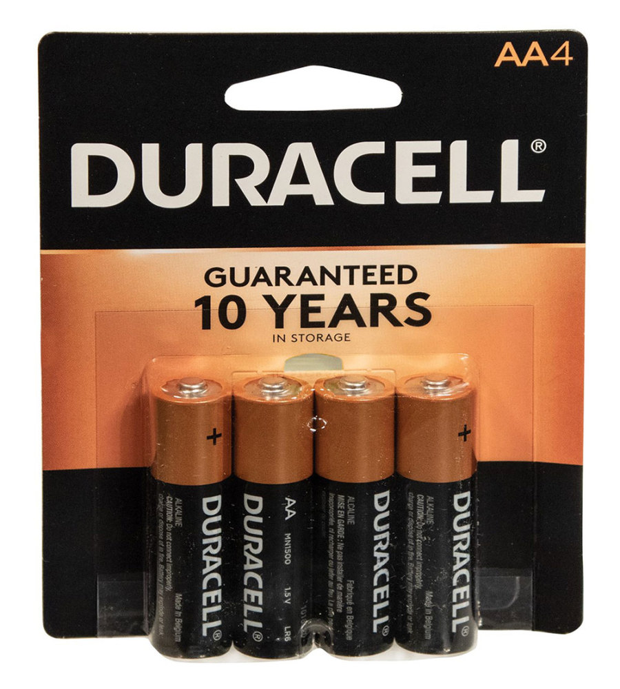 Duracell 4 AA Batteries