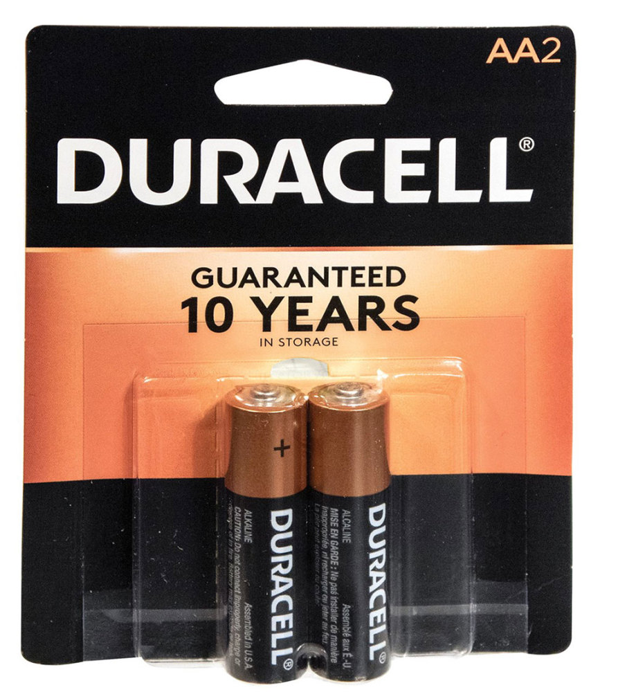 Duracell AA Batteries -2 per pack