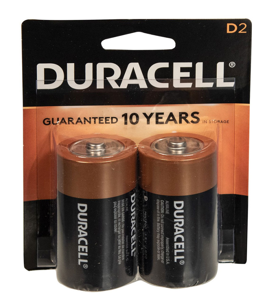 Duracell 2 D Batteries