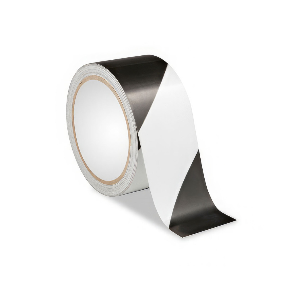 Low Vision Reflective Tape- Black and White Striped