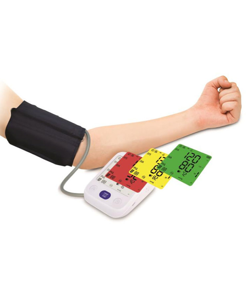 Talking Color-Code Arm Cuff Blood Pressure Monitor