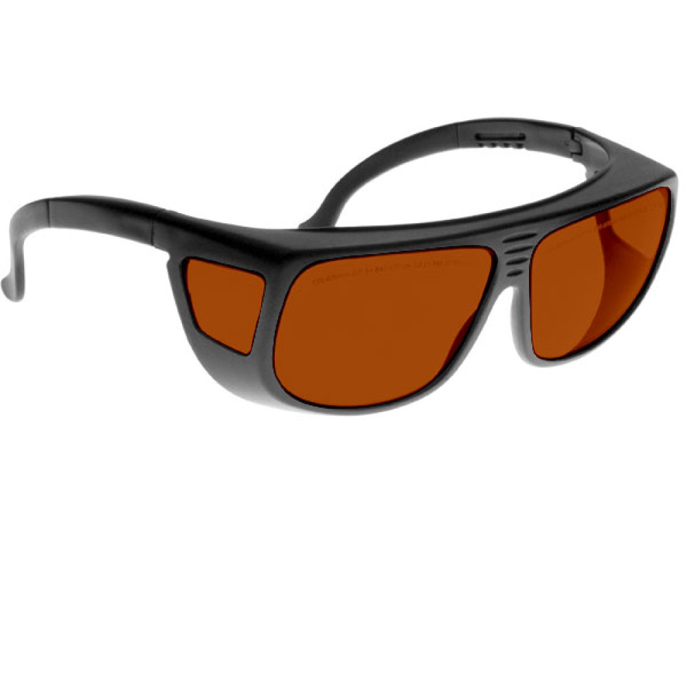 Noir Spectra Shields Large Adjustable Fitover 35 Percent- Amber-Orange