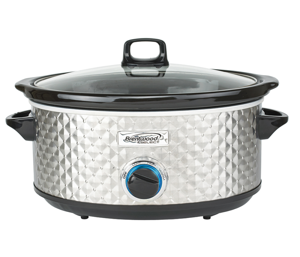 7QT Slow Cooker- Stainless Steel