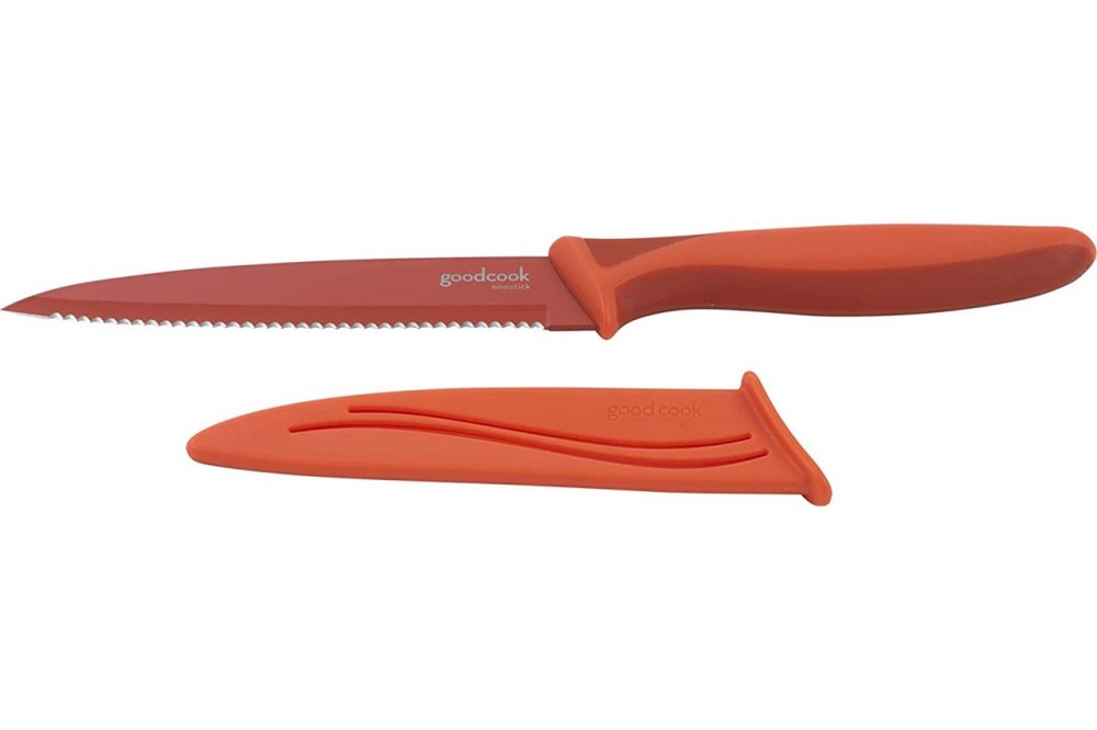 Utility Knife- Nonstick 5-in Blade- Red