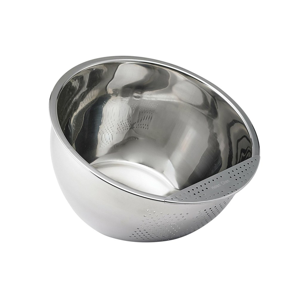 Bowl with Side Drains - Aid for Visually Impaired