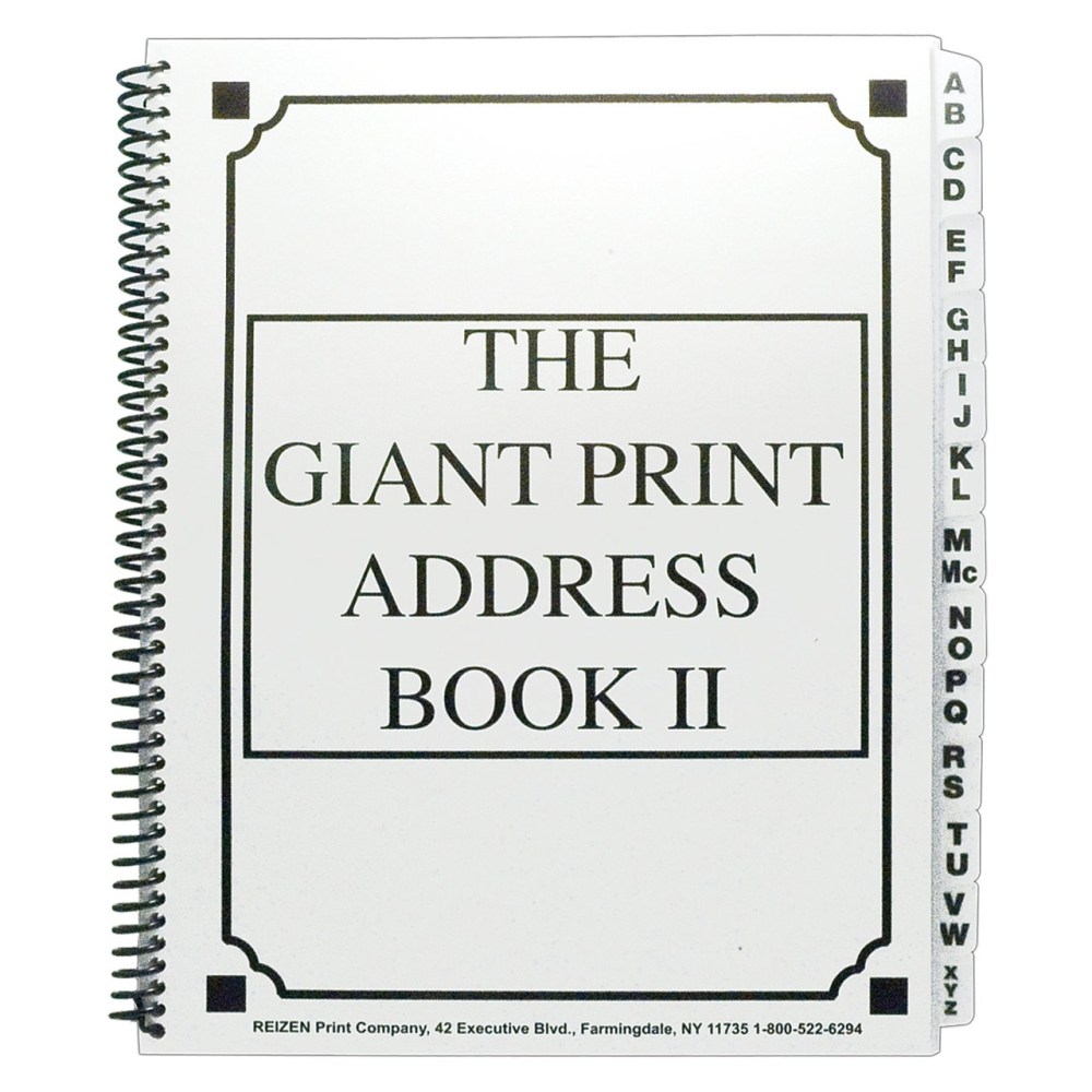 The Giant Print Address Book II