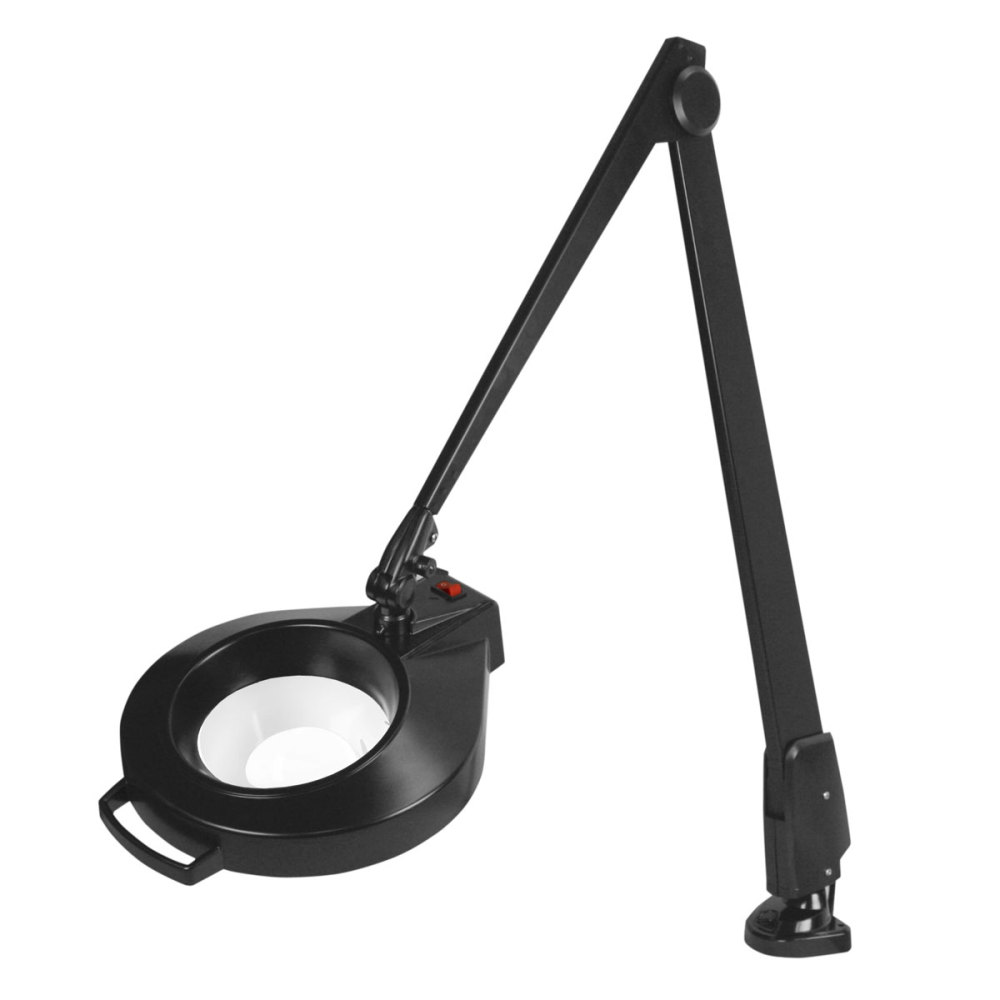 Dazor Circline Clamp Mount 42-Inch LED Magnifier 11D 3.75x- Black