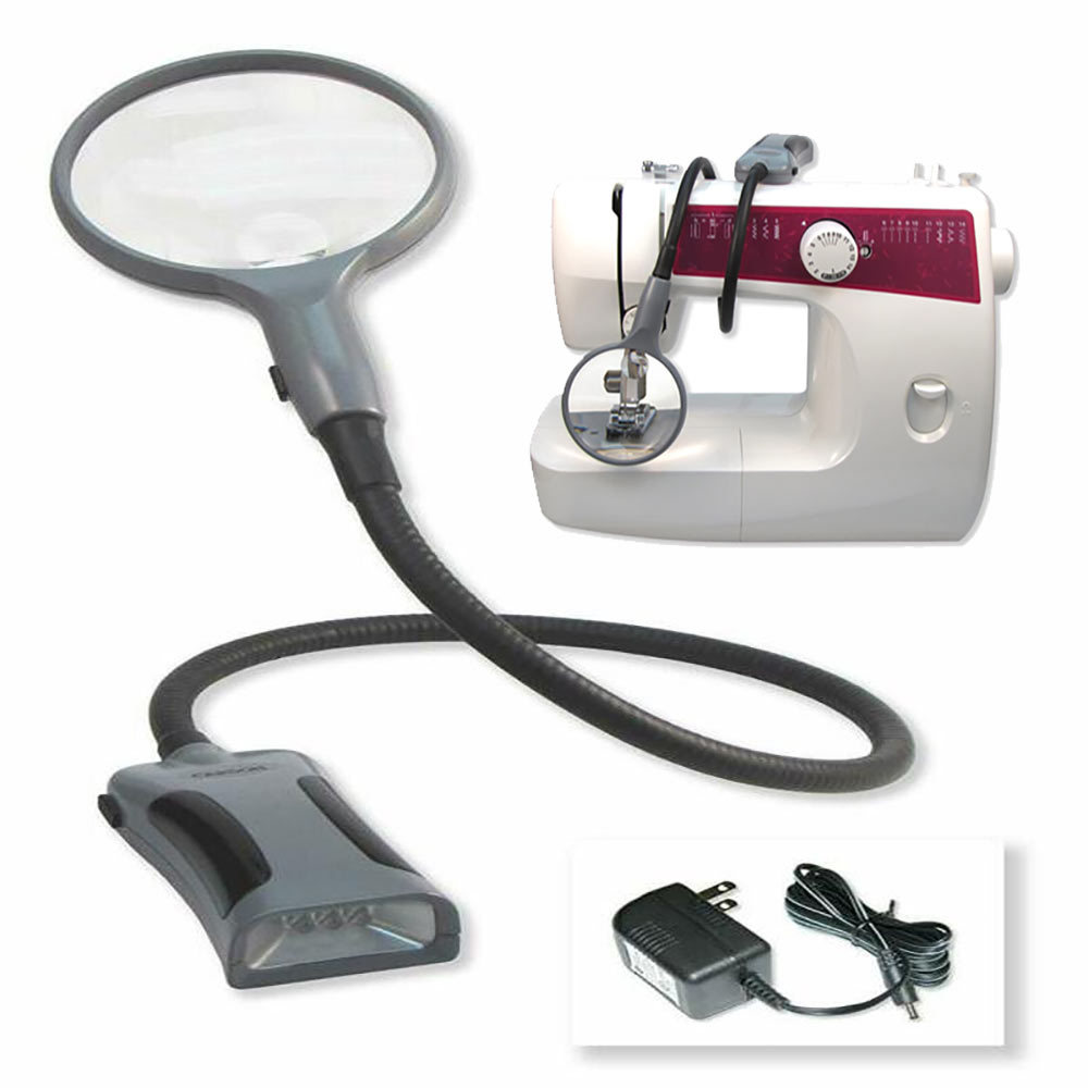 BoaMag Lighted Flexible 2.5x-5x Magnifier-Flashlight