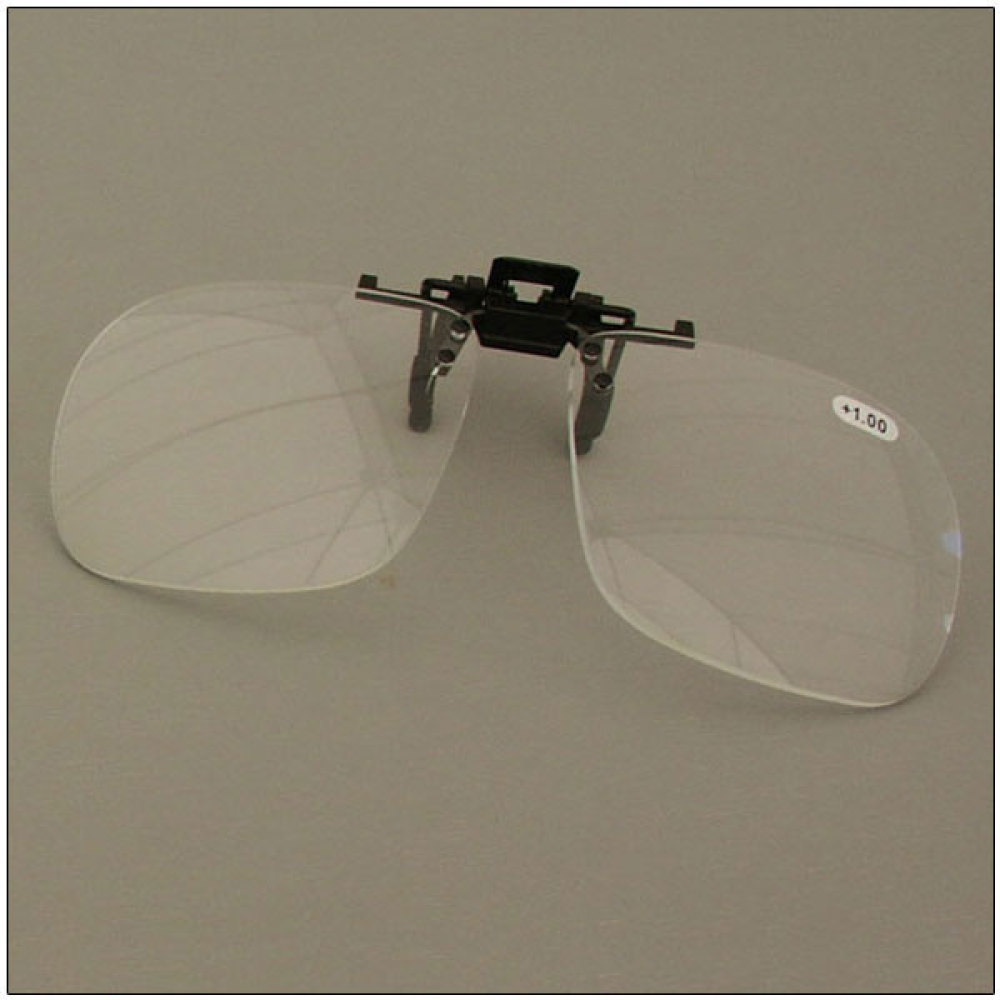 Walters 2.5D Full Frame Clip-On Loupe Magnifier for Spectacle Lens