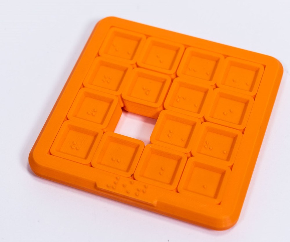 Braille 3D Sliding Puzzle game