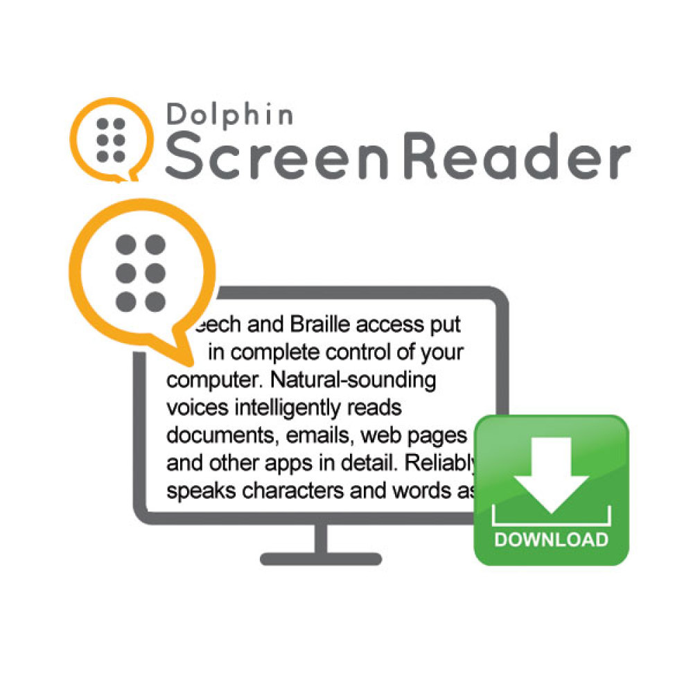 Dolphin Screen Reader- Download Version