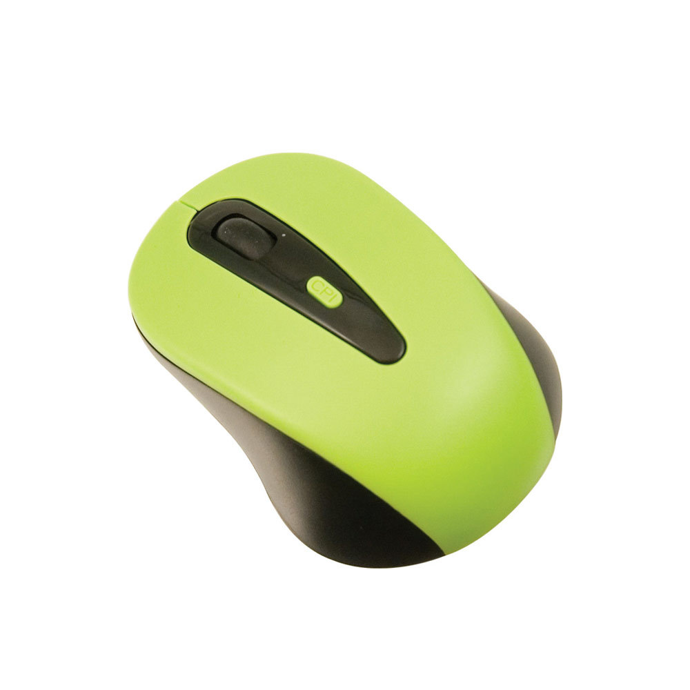 Wireless USB Optical Mouse for Keys-U-See- Green