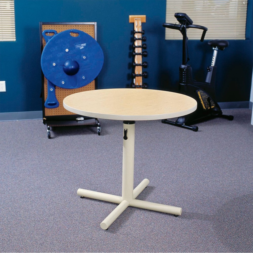 Round Pedestal Therapy Table- 36in. Diameter