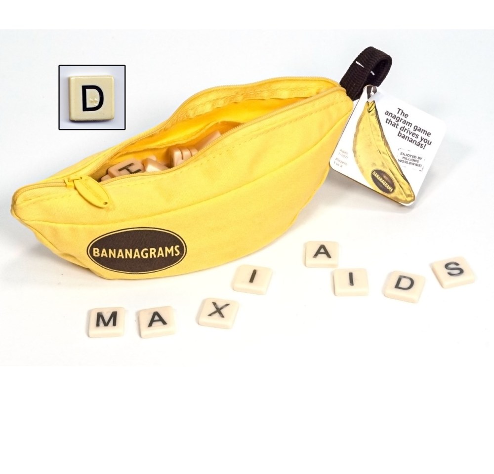 Bananagrams- Word Game with Braille Tiles