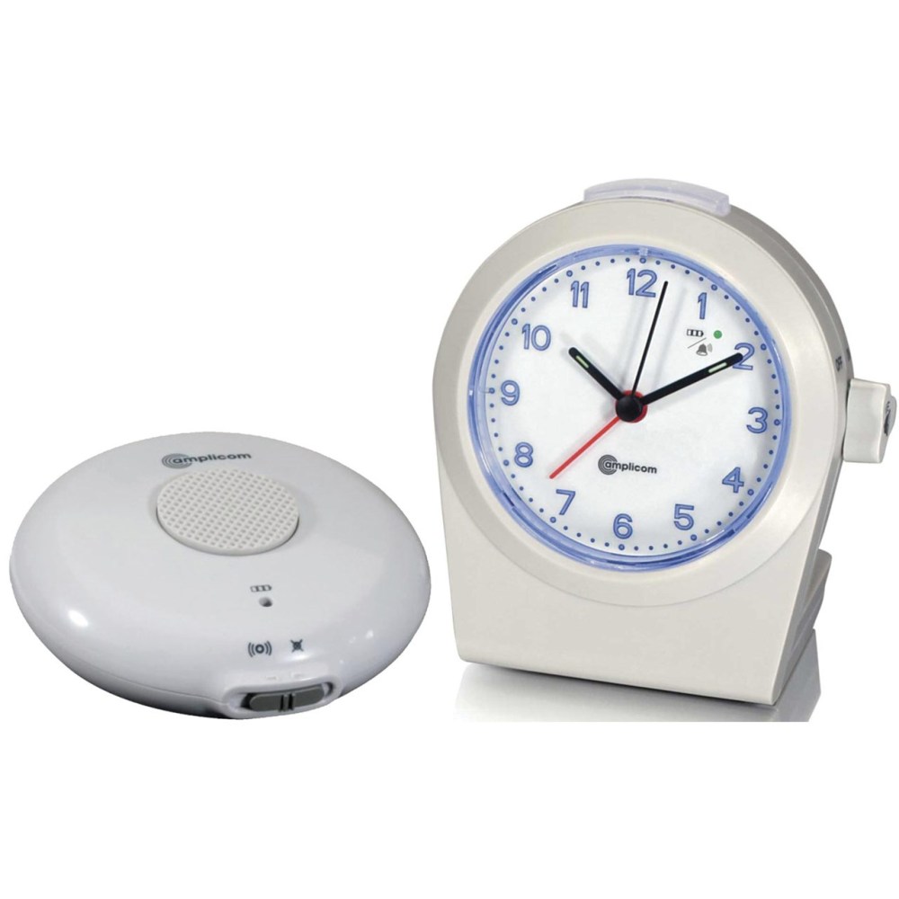 Amplicom Alarm Clock-Ring Signaler with Vibrator