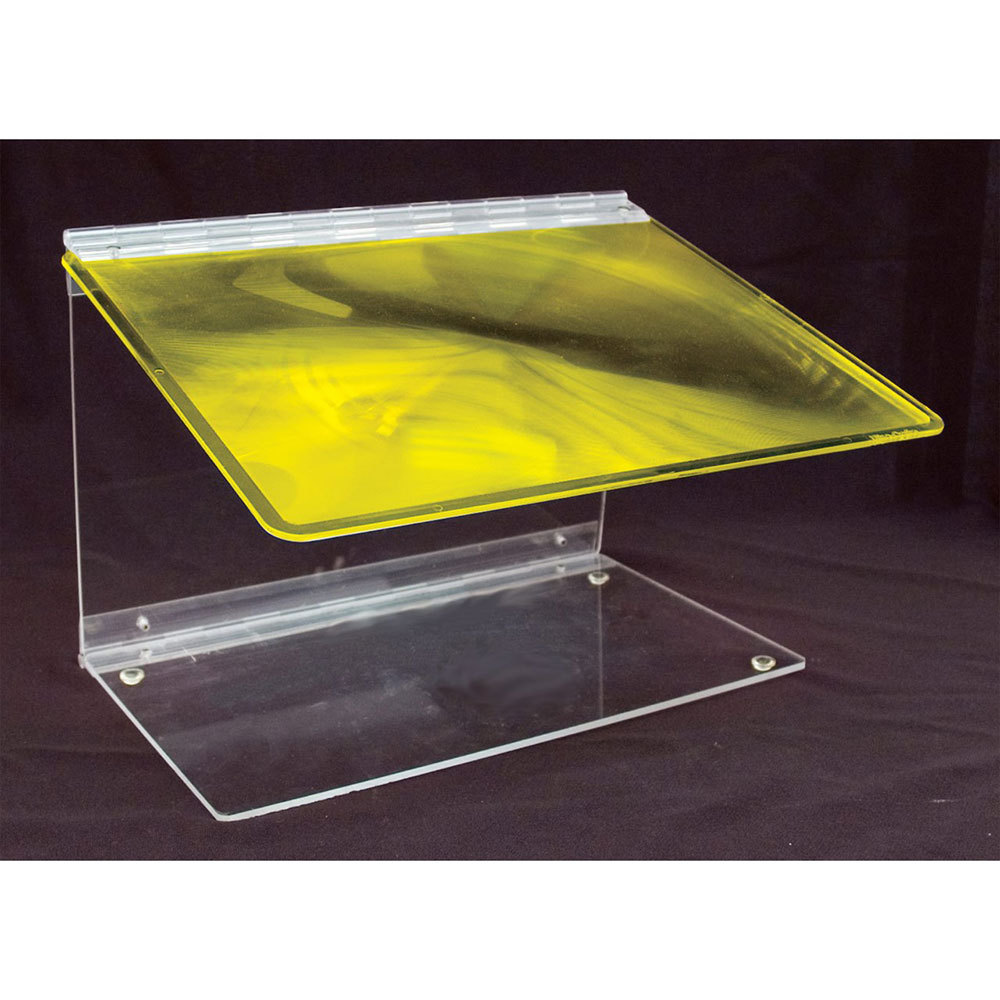 Reizen Fold-A-Mag 2x Folding Portable Page Magnifier- Yellow