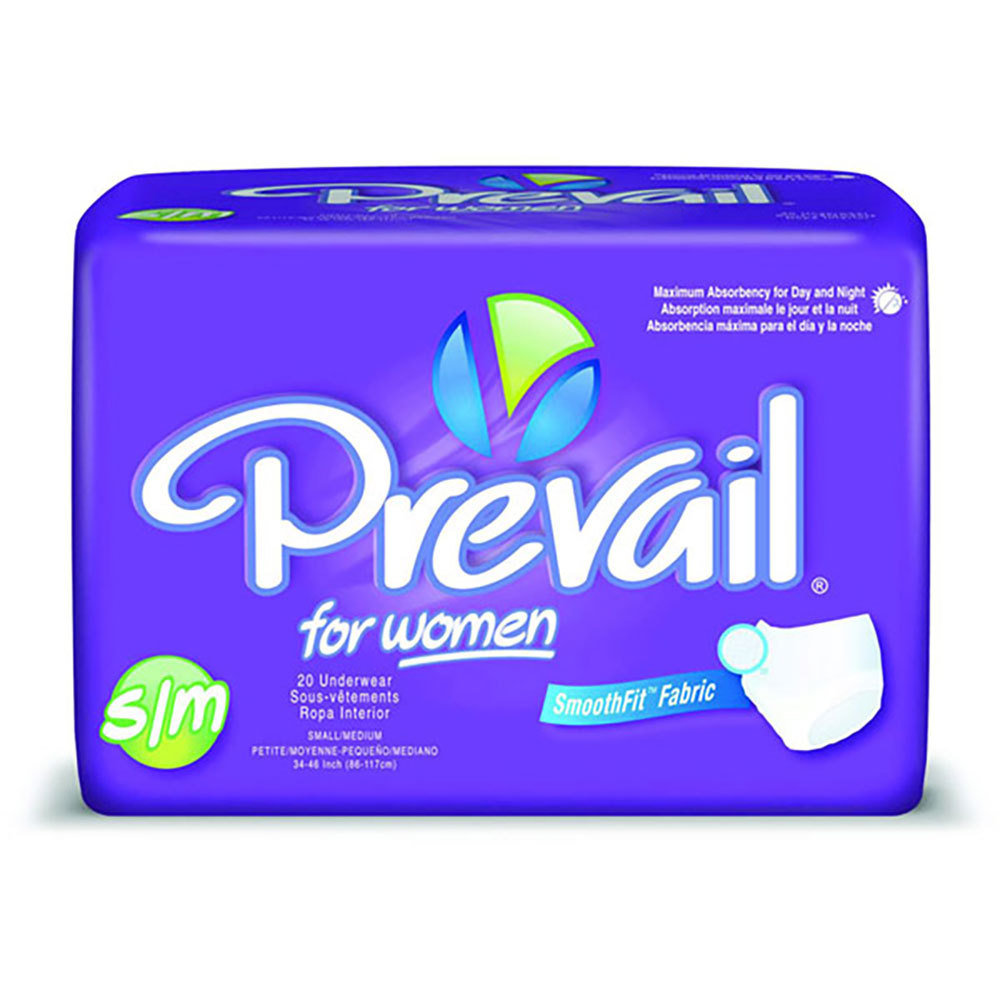 Prevail Womens Underwear- Sm-Med 34-46in. 80-cs
