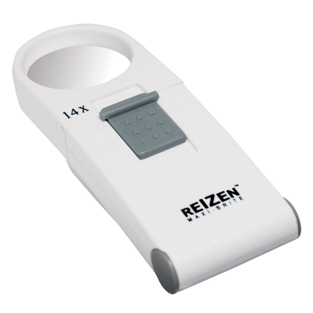 Reizen Maxi-Brite LED Handheld Magnifier - 14X