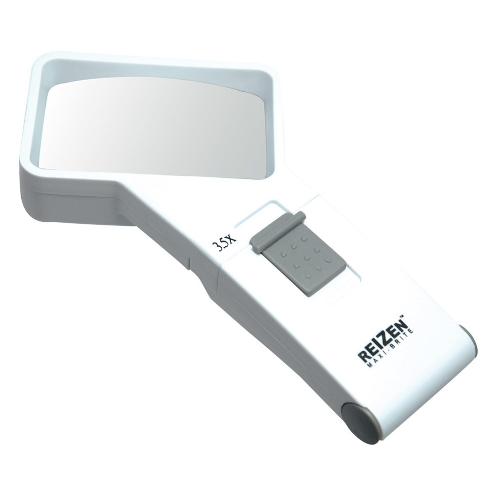 REIZEN 3.5x Illuminated Pocket Magnifier