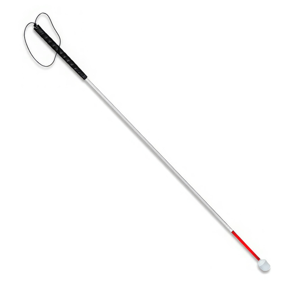 Ambutech Rigid Aluminum Cane- 34 Inches with Marshmallow Hook Tip