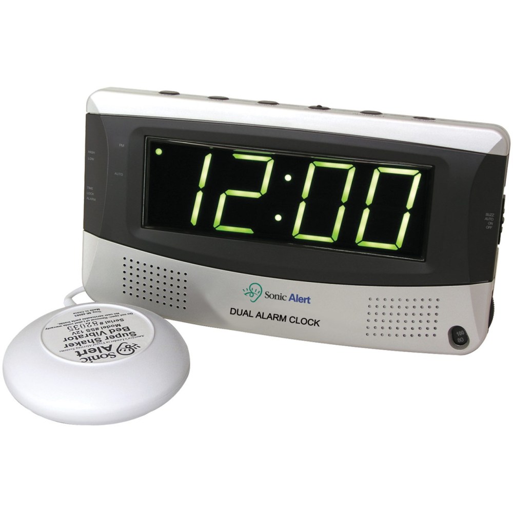 Sonic Alert Alarm Clock with Dual Alarm Clock