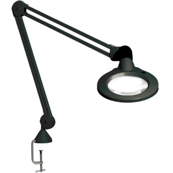 KFM LED Magnifier- 45in Arm- 5.0D 2.25x- Clamp- Black