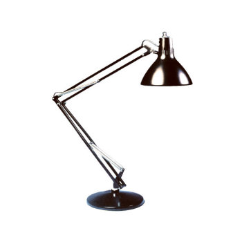 LS Task Lamp- 45in Arm with Weighted Base- Black