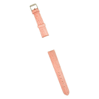 Pink Leather Band for Ladies Talking Watch- Chrome