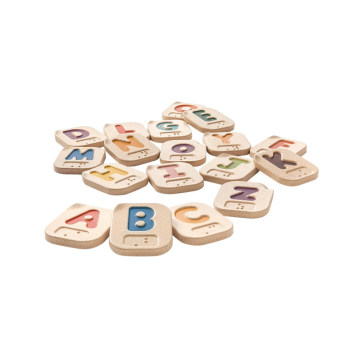 Braille Wooden Alphabet A-Z