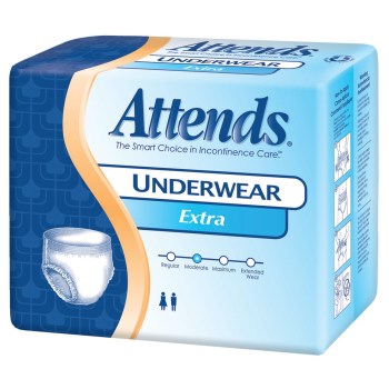 Attends Protective Underwear- Extra- Med- 80-cs