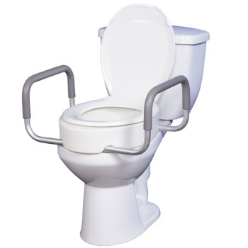 Premium Seat Rizer with Removable Arms - Standard Toilet